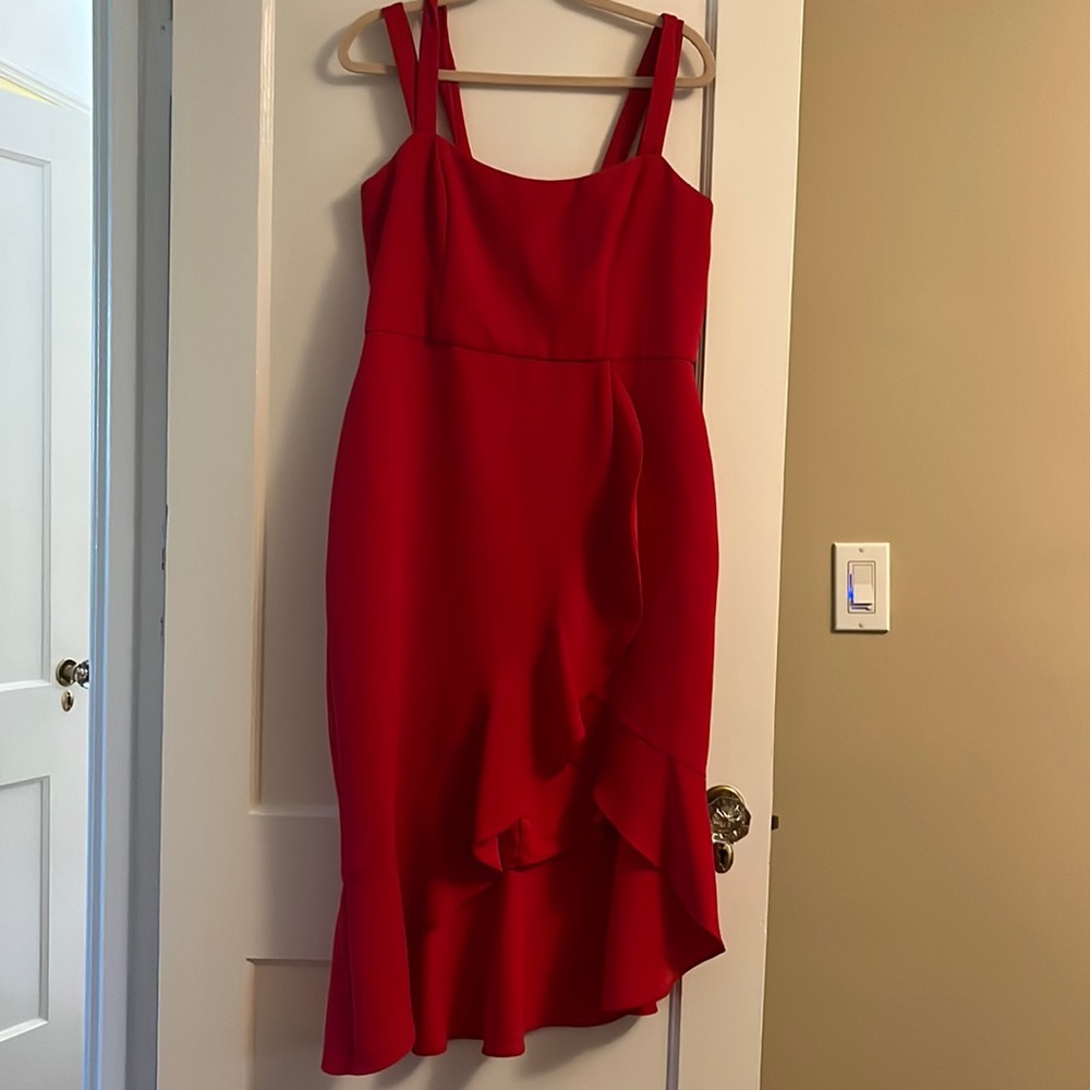 Red dress